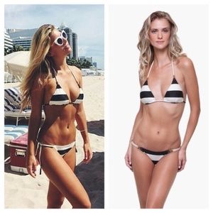 Vix Bikini, Nautical theme w/rope trim, sexy, NWT